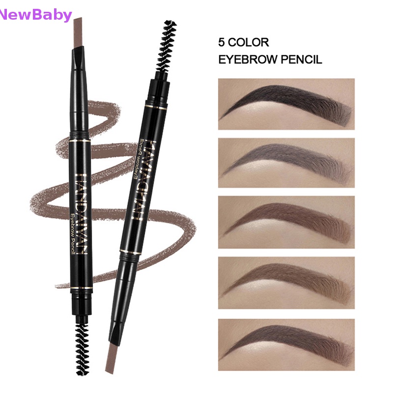 Newbaby Wanita Pensil Alis makeup Sketsa Tato Tahan Lama Tahan Air pen Kosmetik Alis ID