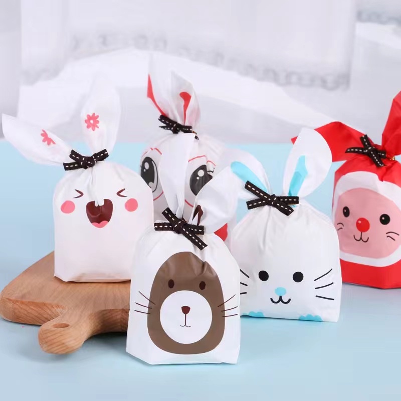 

MYSTYLE PLASTIK SOUVENIR KELINCI MOTIF RANDOM 1 PACK ISI 10 PCS BESAR / KECIL TAS ULANG TAHUN GOODIE BAG UNTUK SOUVENIR HAPPY BIRTHDAY