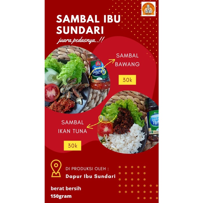 

Paket Sambal Tuna - Bawang - Dapur Ibu Sundari - DIS06