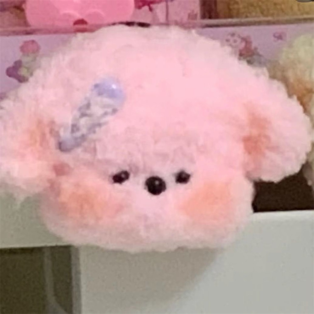 Little Red Book Twist Stick Puppy Thread Ball DIY Handmade Lucu Boneka Mini Hadiah Teman 15 cm Tebal Padat Benang Mewah