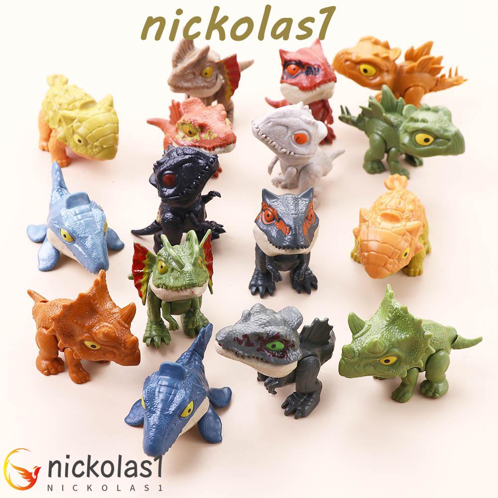 Nickolas1 Mainan Dinosaurus Kreatif Tricky Novelty Simulasi Permainan Keluarga Mainan Anak Sendi Bergerak Mainan Model Permainan Dinosaurus Edukasi