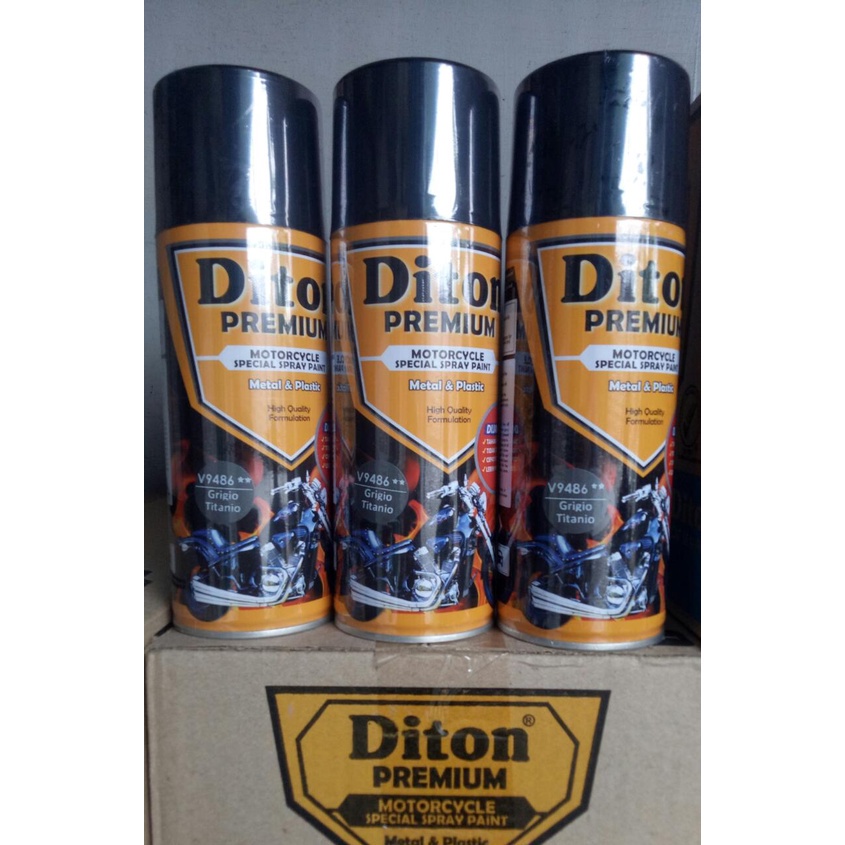 pilok pilox diton premium grigio titanio 9486 400cc v9486** 400cc abu vespa metalik cat semprot diton premium