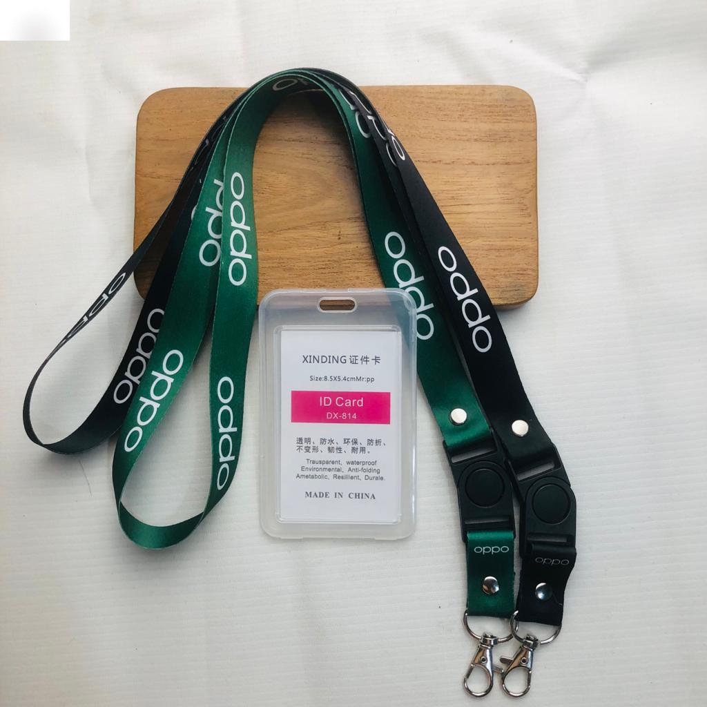 

Tali ID Card Oppo Lanyard full printing 2 sisi