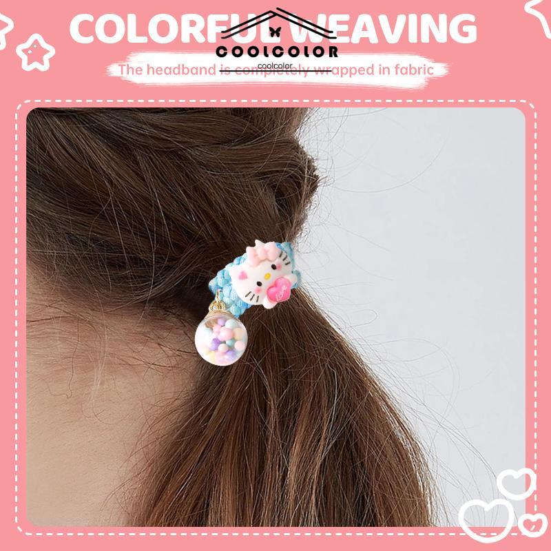 COD❤️Karet Rambut Cartoon Sanrio Hair Rope Ikat rambut berwarna- cl