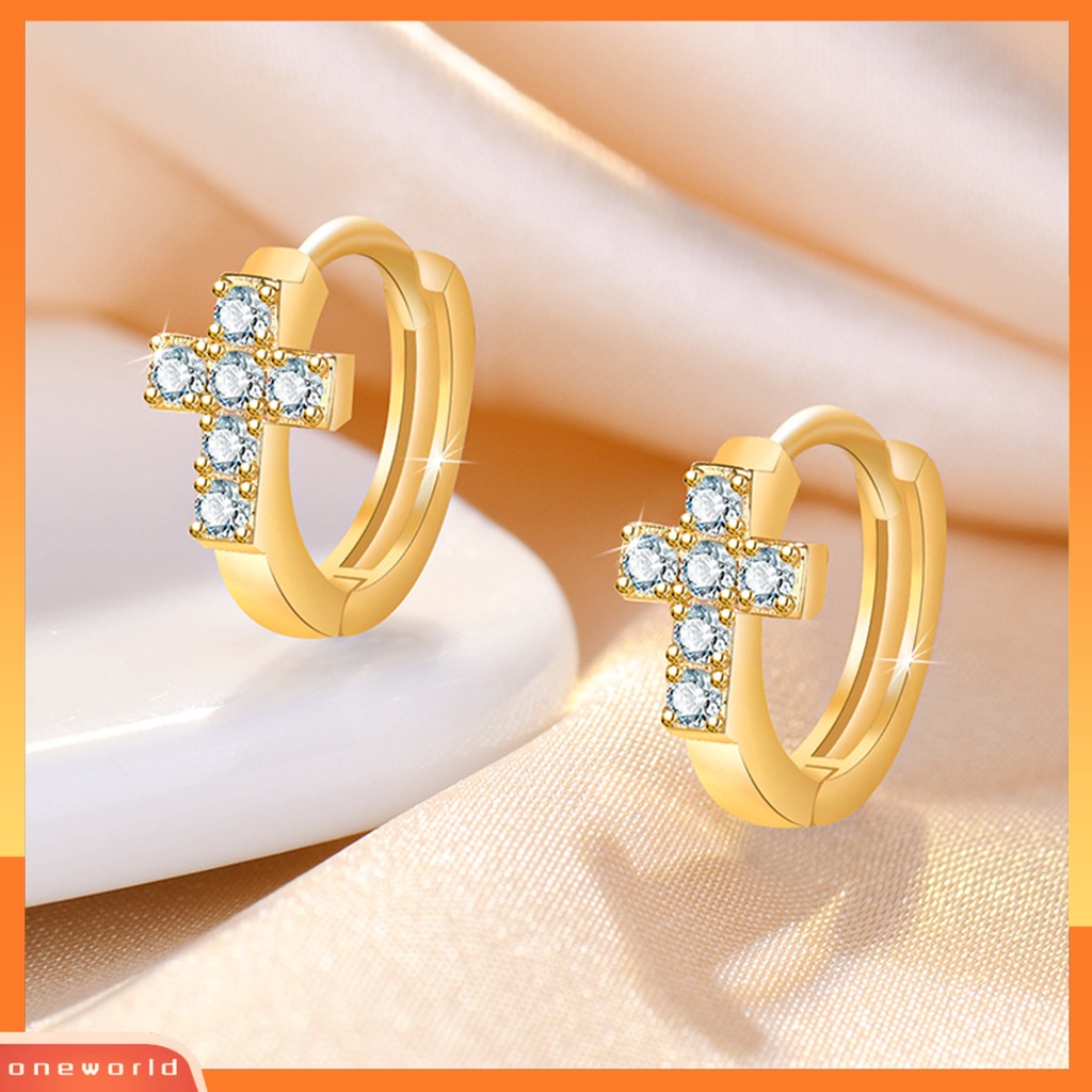 [WOD] 1pasang Anting Tusuk Portable Perhiasan Eye-catching Semua Cocok Anting Gadis Untuk Pakaian Sehari-Hari