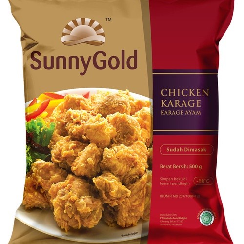 

sunnygold chicken karage 500gr