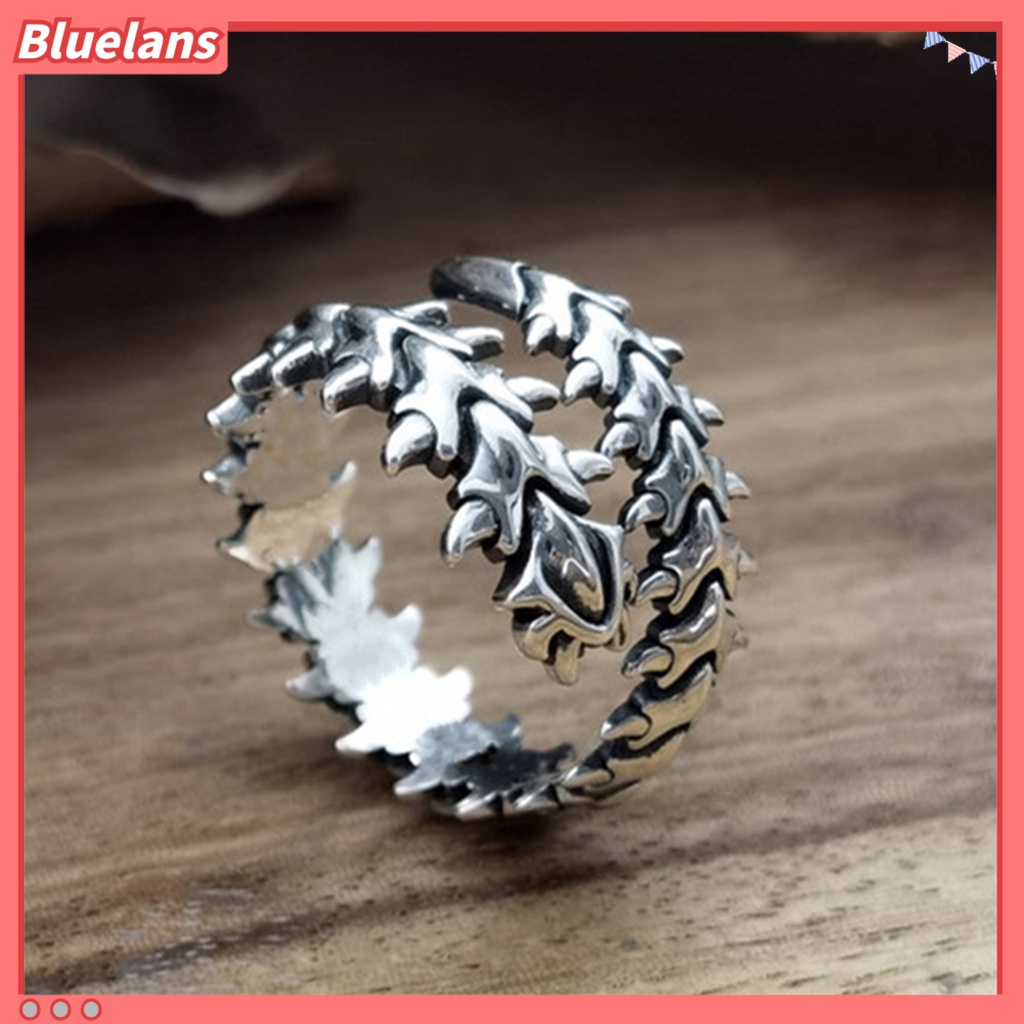 [BLS] Punk Adjustable Alloy Pria Cincin Chine Pasangan Pembukaan Cincin Perhiasan Aksesoris