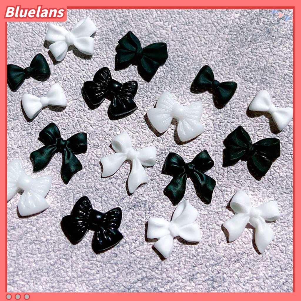 [BLM] 50pcs /Set Hiasan Kuku Ukiran Efek 3D Ikatan Simpul Mini Nail Art Dekorasi Aksesoris Kuku Untuk Wanita