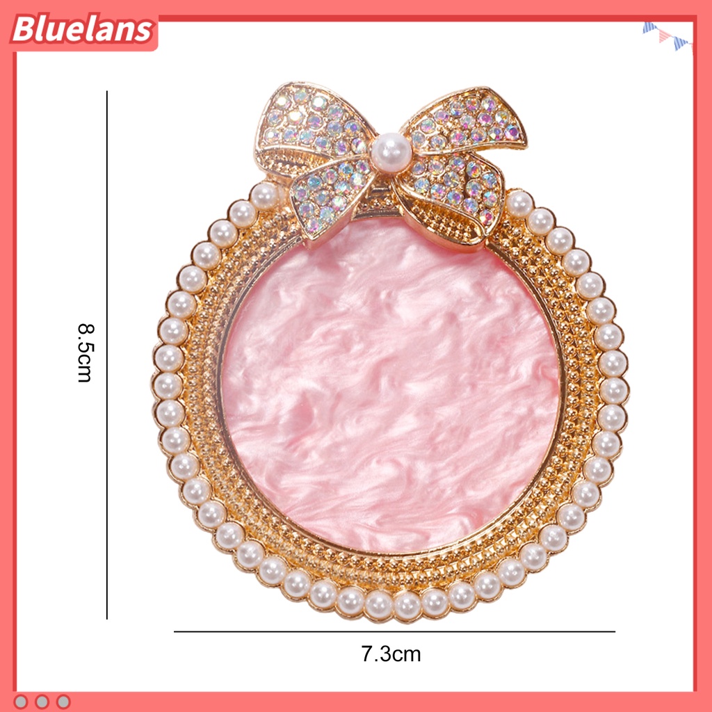 [BLM] Nail Art Palette Bow-knot Ornamen Permukaan Berkilau Daya Tahan Tinggi Mudah Dibersihkan Resin Imitasi Mutiara Trim Display Tray Gel Mix Palet Untuk Salon Kuku