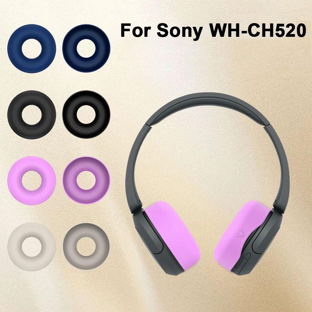 Populer 1pasang Bantalan Telinga Headphone Earmuff Pelindung Pengganti Untuk Sony WH-CH520