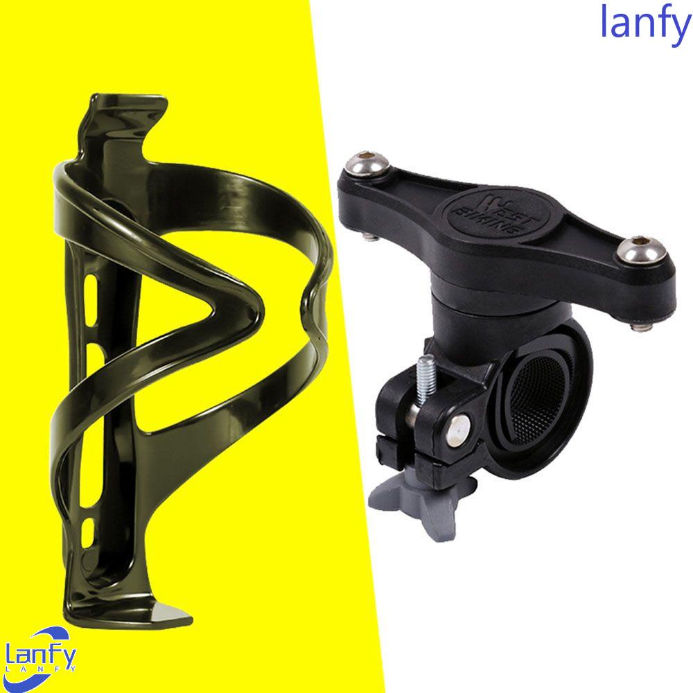 Lanfy Konverter Kandang Botol Rotasi 360derajat Sepeda Gunung Bottle Cage Water Cup Bracket Rak Cangkir Air Aksesoris Sepeda Bottle Cage