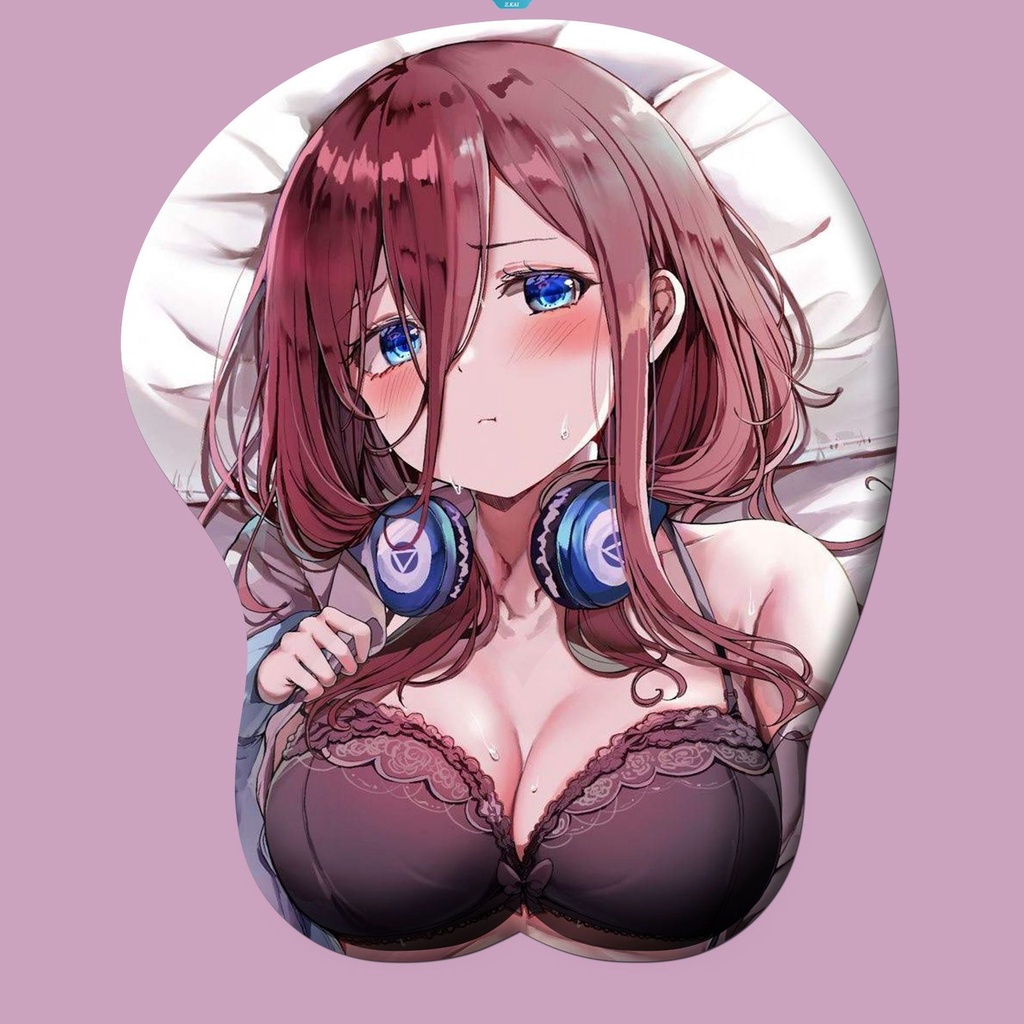 Karakter Kartun Genshin Impact Sexy Pretty Redhead Beauty Pu Wrist Mouse Pad Meja Kreatif Anti-slip Mouse Pad [ZK]