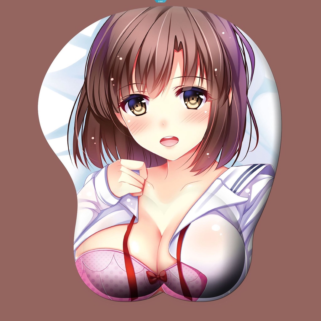 Kreatif 3D Silicone Mouse Pad Anime Sexy Beauty Lucu Hot Girl Ins Style Mouse Pad [ZK]