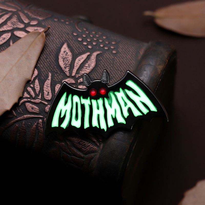 Mothman Series Lapel Pin Kartun Batman Enamel Bros Ransel Lencana Hadiah Untuk Teman