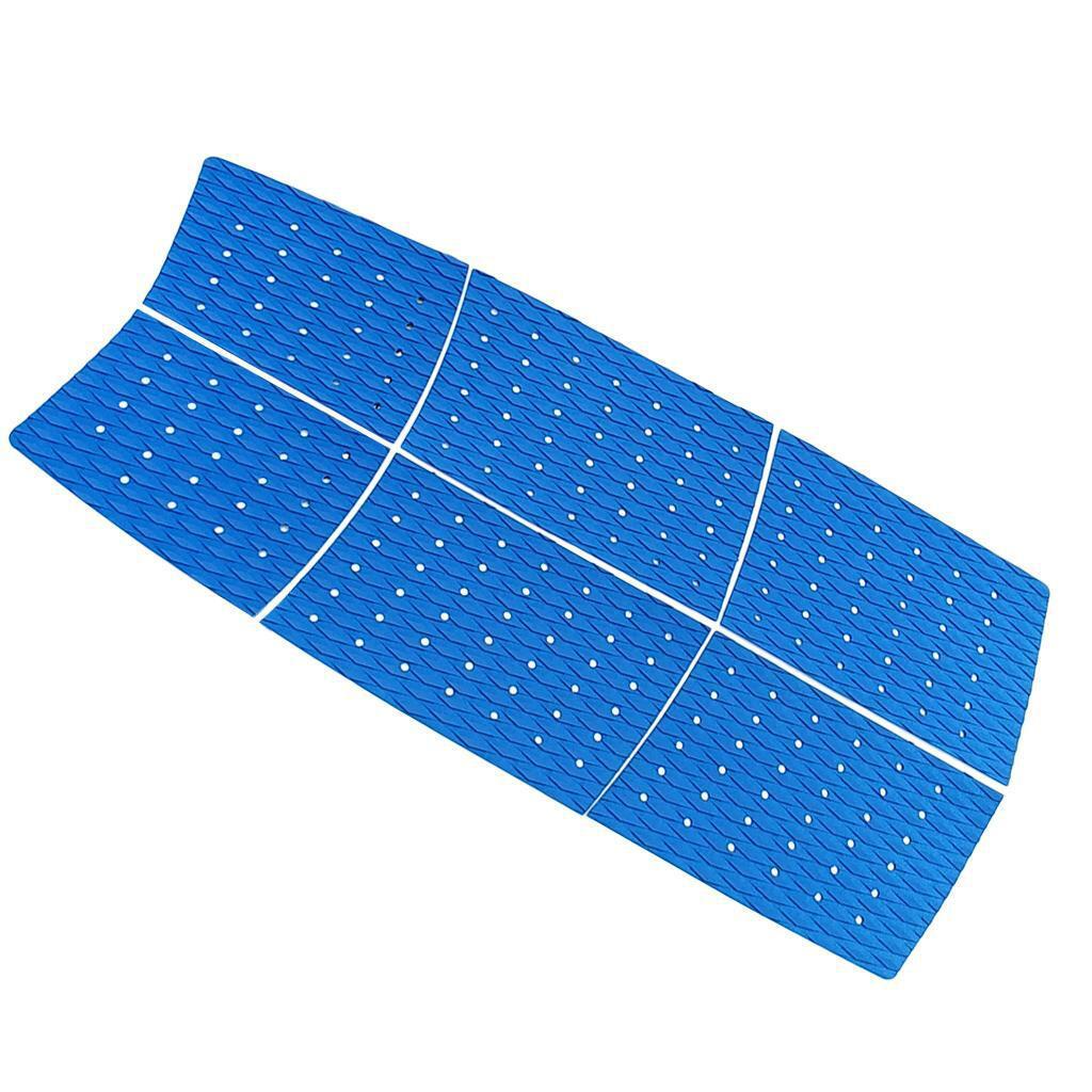 Pad Traction Papan Surfing 6buah Full Deck Grips Stomp Pads+Perekat3M Biru
