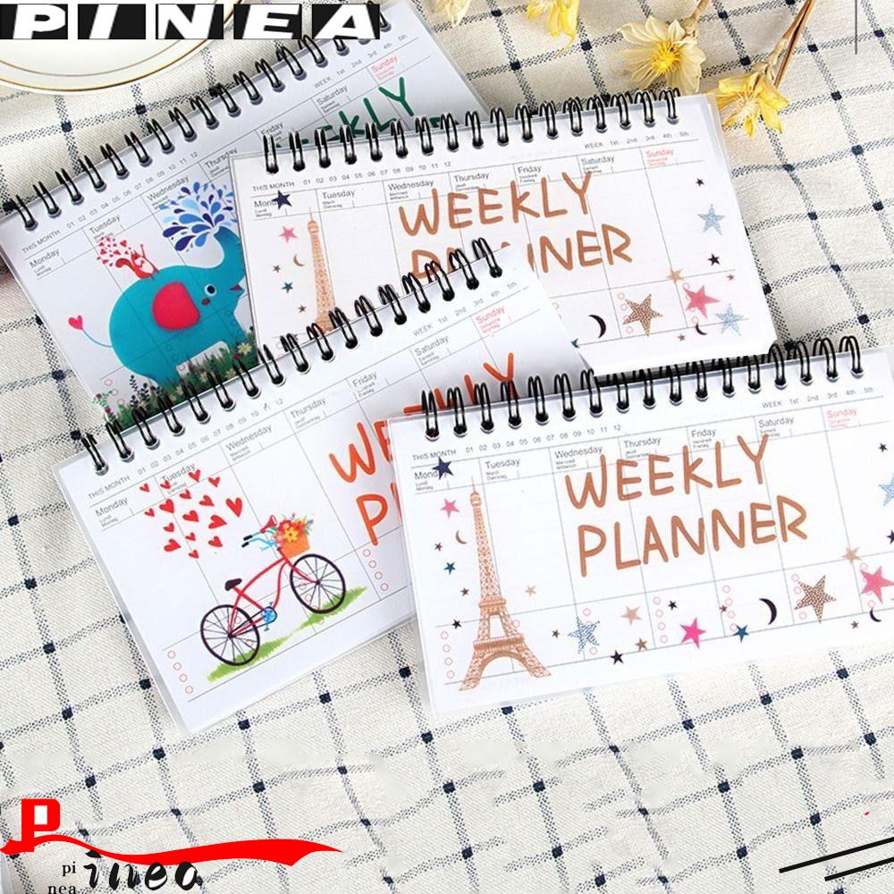 Jadwal Perencanaan Mingguan Nanas Tear-off Diary Flip Notebook Diary Planner
