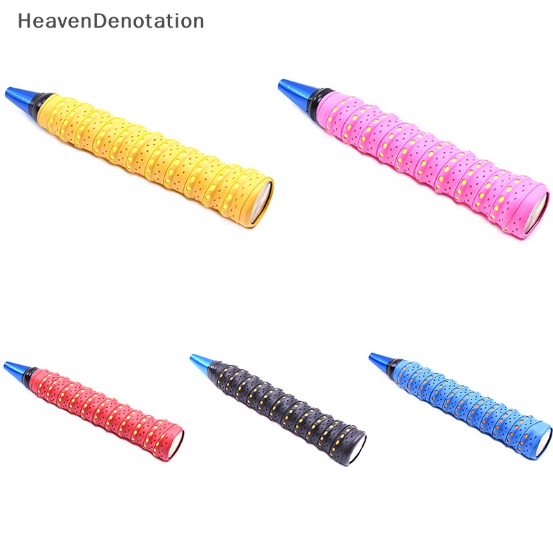 [HeavenDenotation] Serap Keringat Raket Anti-slip Tape Handle Grip Untuk Tenis Badminton Squash Band HDV
