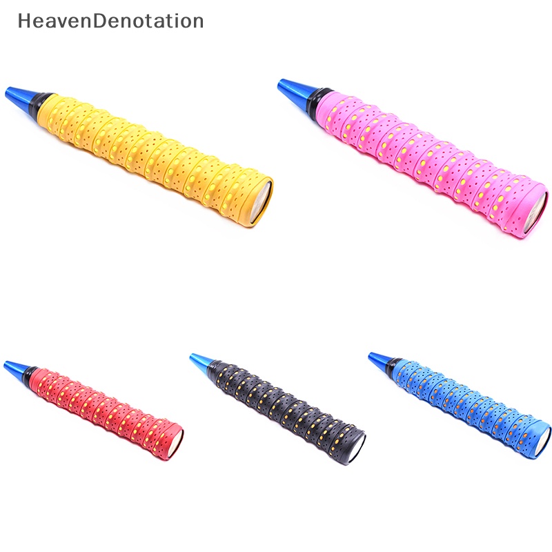 [HeavenDenotation] Serap Keringat Raket Anti-slip Tape Handle Grip Untuk Tenis Badminton Squash Band HDV