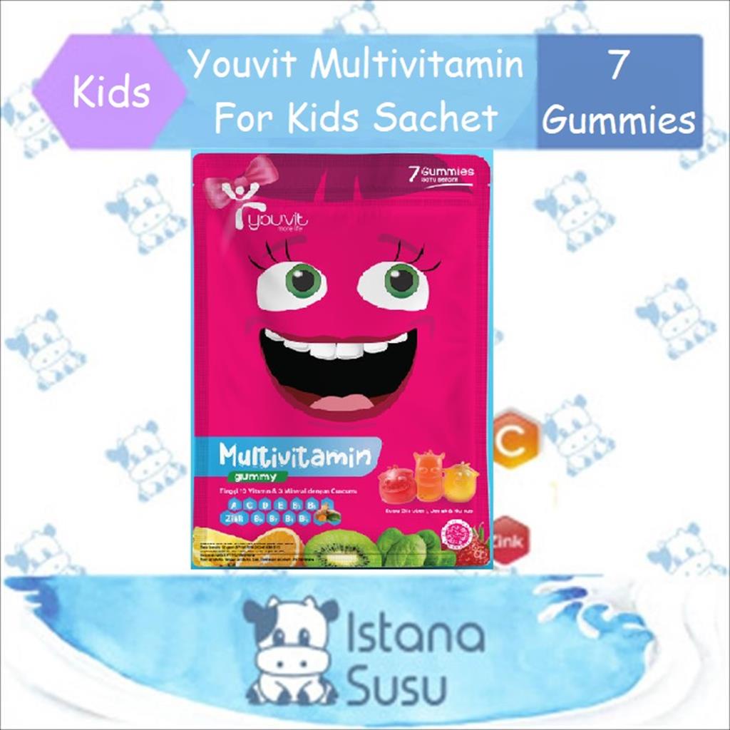 Youvit Multivitamin For Kids Sachet - 7 Gummies