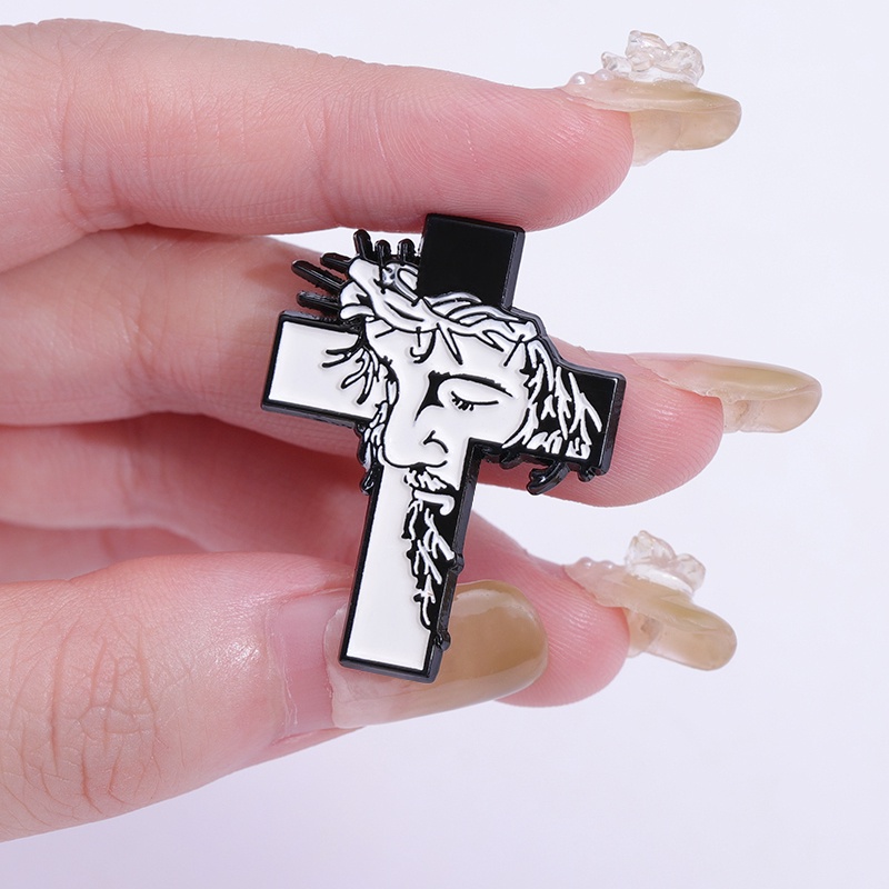 12gaya I Love Yesus Logam Enamel Bros Iman Ransel Lencana Kostum Aksesori Hadiah