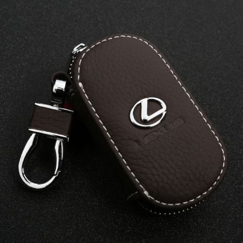 Untuk Honda for Toyota for Nissan for BMW for Audi for Lexus for Mercedes-Benz Key Pouch Leather Case for Smart/Kunci Mobil Tanpa Kunci