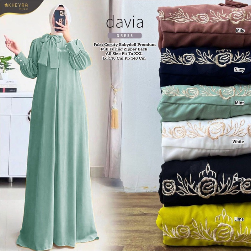 DAVIA DRESS ORI KHEYRA | Ld110 Ceruty babydoll Premium