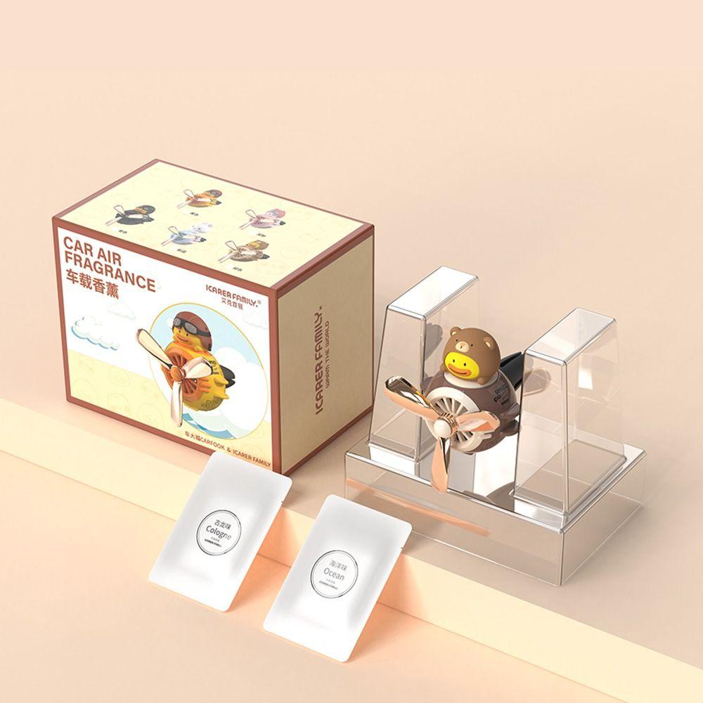 Populer Pengharum Ruangan Mobil Kreatif Lucu Rotating Propeller Car Diffuser Untuk Universal