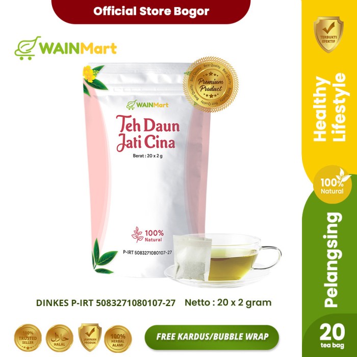 

N.E.W PREMIUM !!! Teh Celup Jati Cina Original Pelangsing Slimming Tea