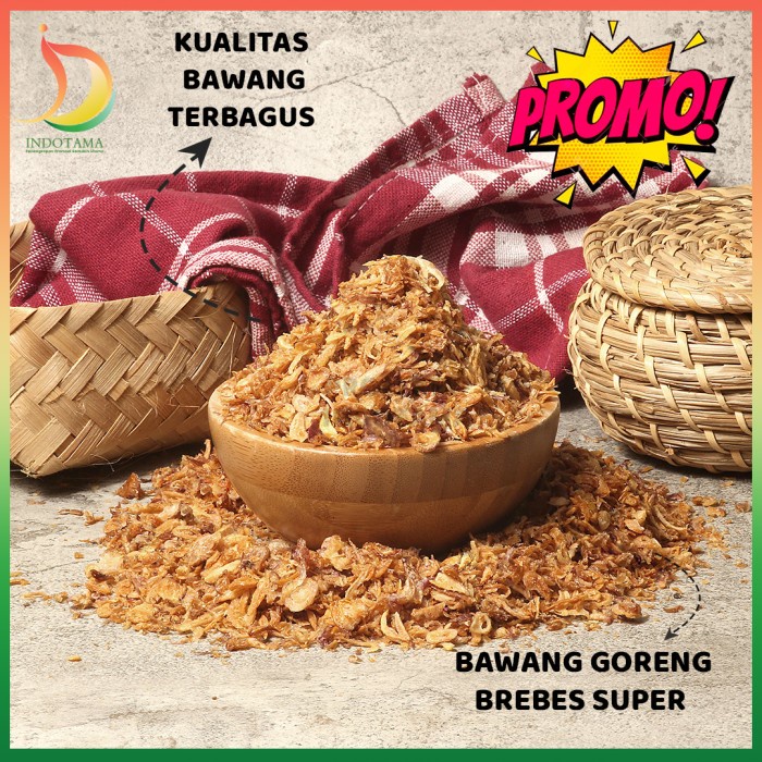 

N.E.W Bawang Goreng Brebes Grade SUPER 1 kg MURAH - 500 GR, Sumenep Premium