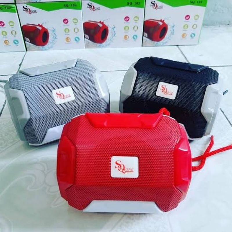 Speaker SQ ONE Bluetooth Portable SQ ONE SQ-162 Wireless Speaker LED Super Bass Bertali Speaker Term