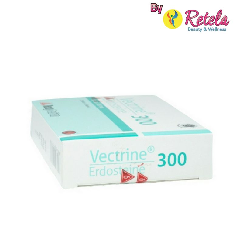 VECTRINE 300MG 1 STRIP 10 KAPSUL ( Erdosteine 300 mg ) / Obat Batuk