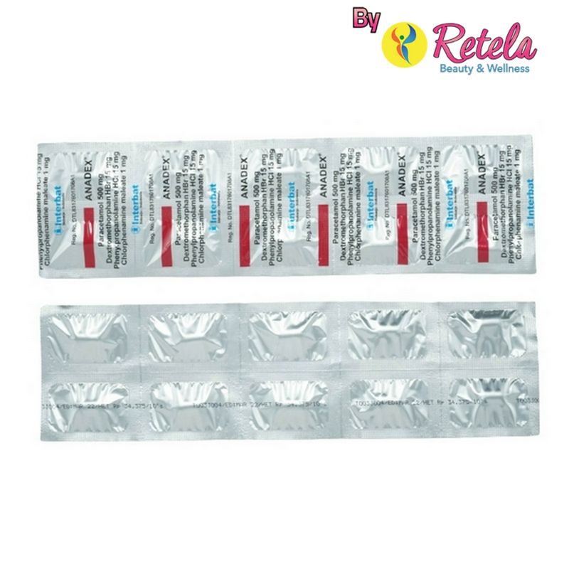 ANADEX DRAGEE 1 STRIP ISI 10 TABLET