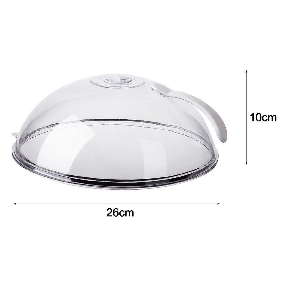 R-FLOWER Penutup Microwave Dapur Anti Minyak Cuci Piring Aman Microwave Food Splatter Guard Plate Microwave Cover