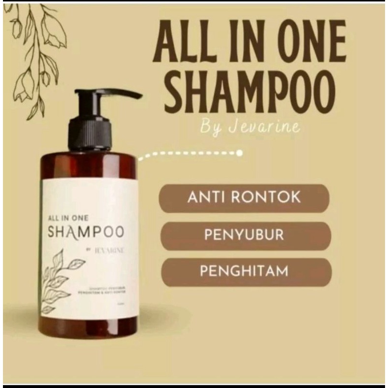 Shampoo Jevarine Efektif All In One Hair Treatment Penumbuh Penyubur Rambut Botak .