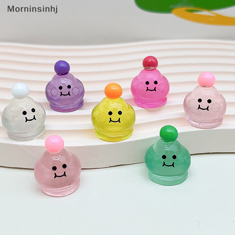 Mornin 5 Pcs Kartun Acak Bercahaya DIY Perhiasan Aksesoris Mini Bahan Resin Lampu Malam Dashboard Mobil Mainan Boneka Angka Ornamen id