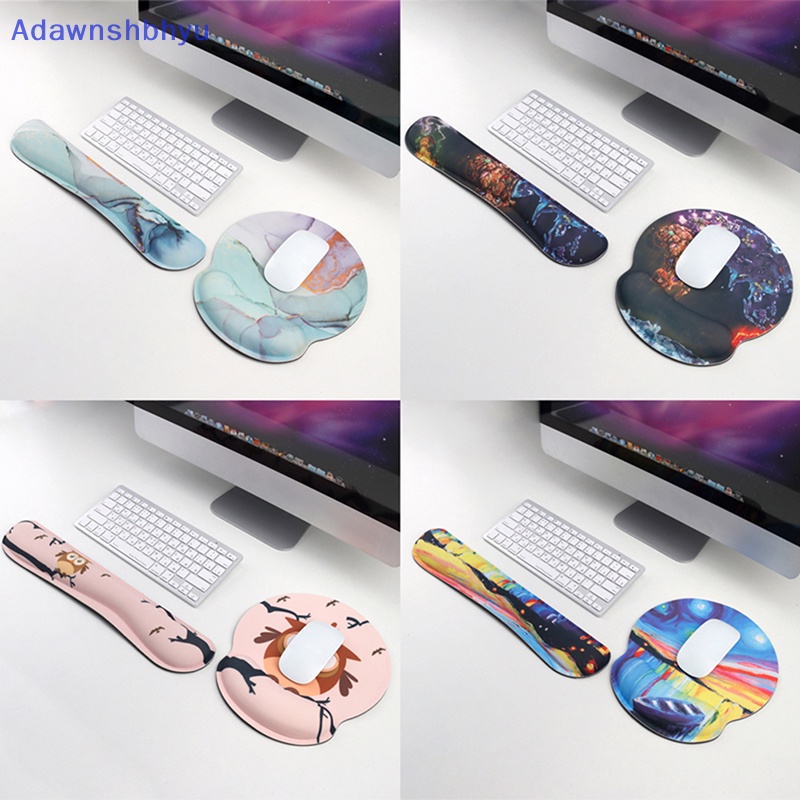 Adhyu Ergonomis Mouse Pad Keyboard Wrist Rest Support Pad Cushion Untuk Kerja Kantor ID