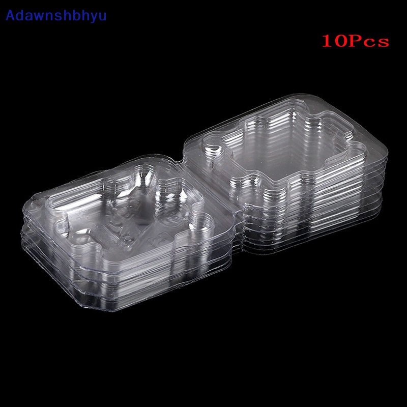 Adhyu 10Pcs cpu case holder tray Kotak Perlindungan Plastik Untuk Socket775 1150 1156 ID