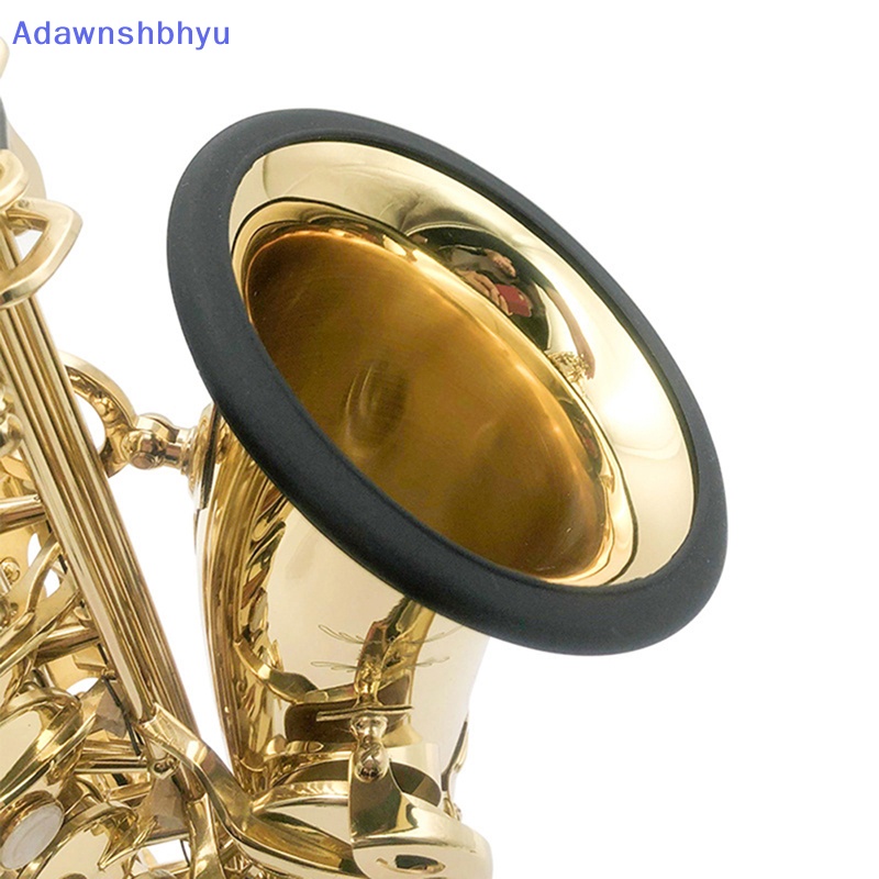 Adhyu 1Pc Saxophone Cincin Penyerap Suara Silikon Mute Pelindung Sax Peredam Bagian ID