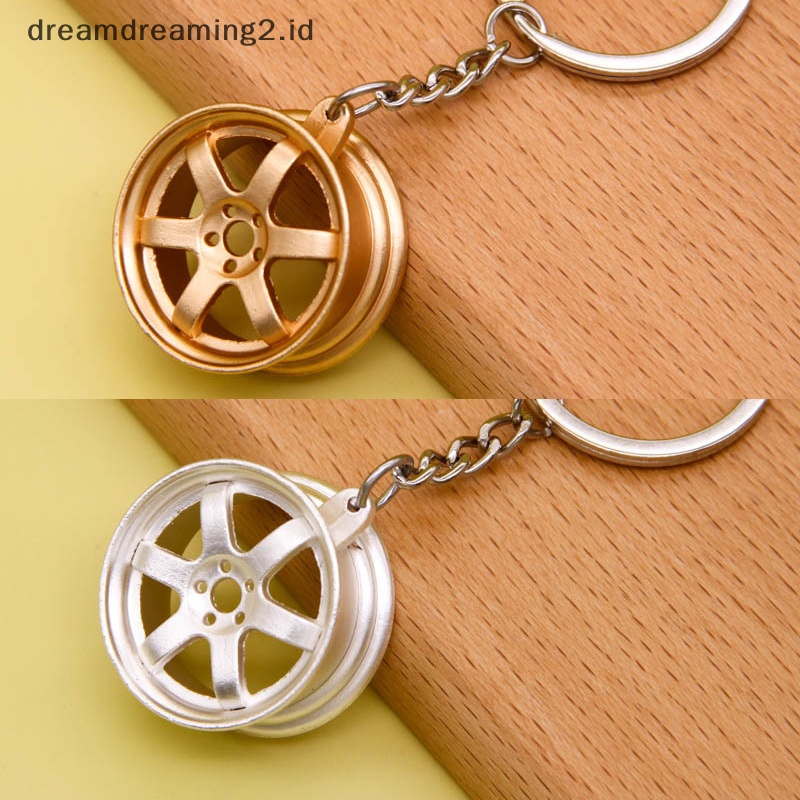 (drea) Gantungan Kunci Hub Modifikasi Mobil Tuas Manual Car Metal Keychain Turbo Gear Pendant //