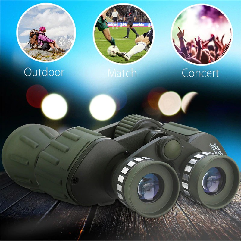 470 Teropong Militer Military Telescope HD Binocular 60x50 Day Night