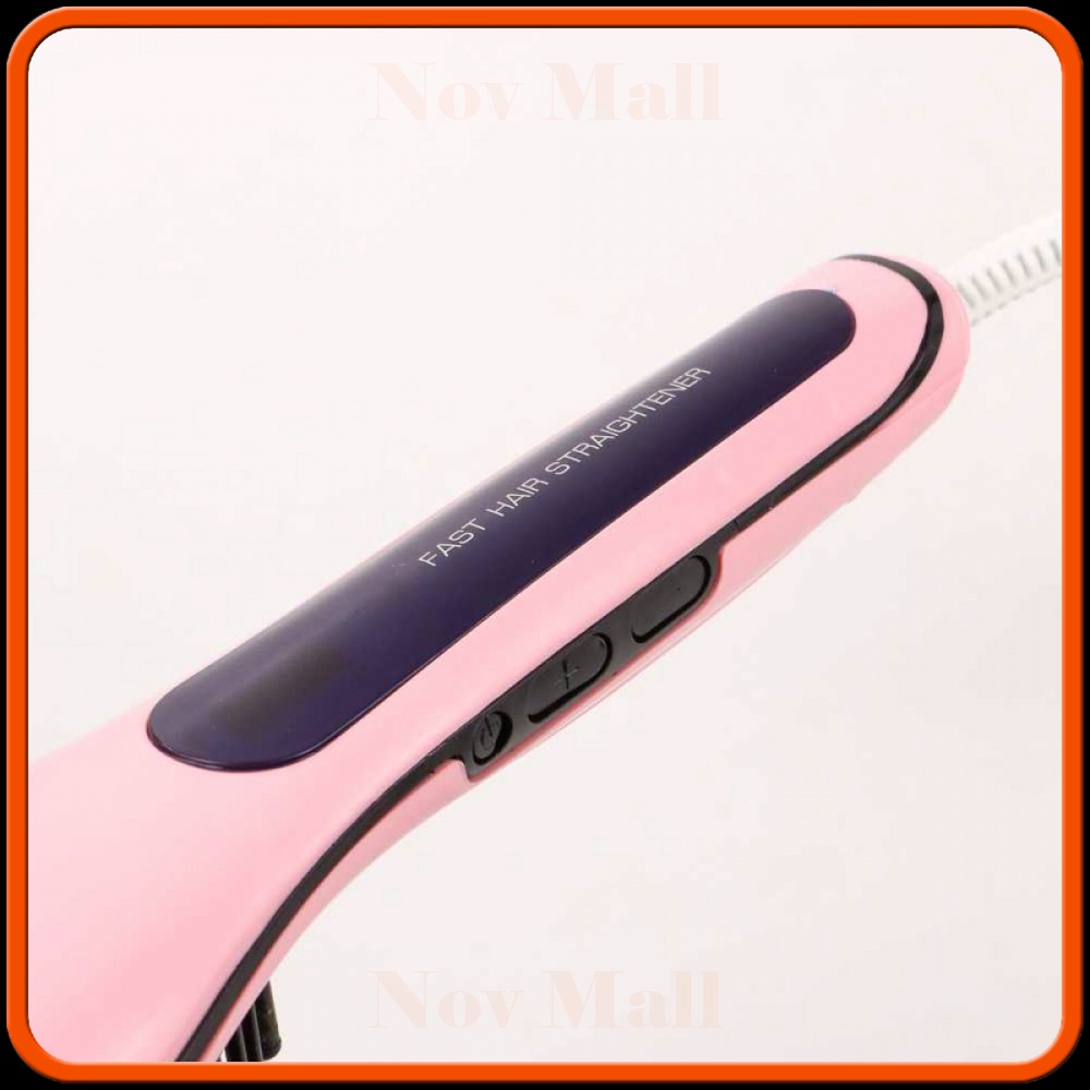 Sisir Catokan Elektrik Ion Pelurus Rambut - HQT-906