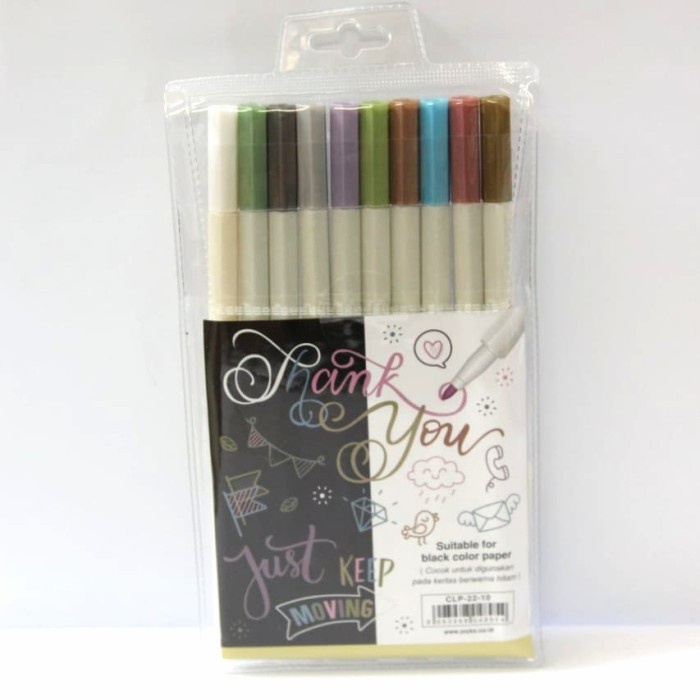 

Pulpen Warna JOYKO CLP-22-10 Metalik 10 warna
