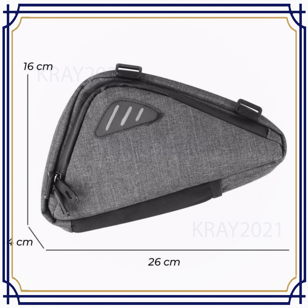 Tas Sepeda Serbaguna Triangle Frame Bag Pouch - ROS-12657