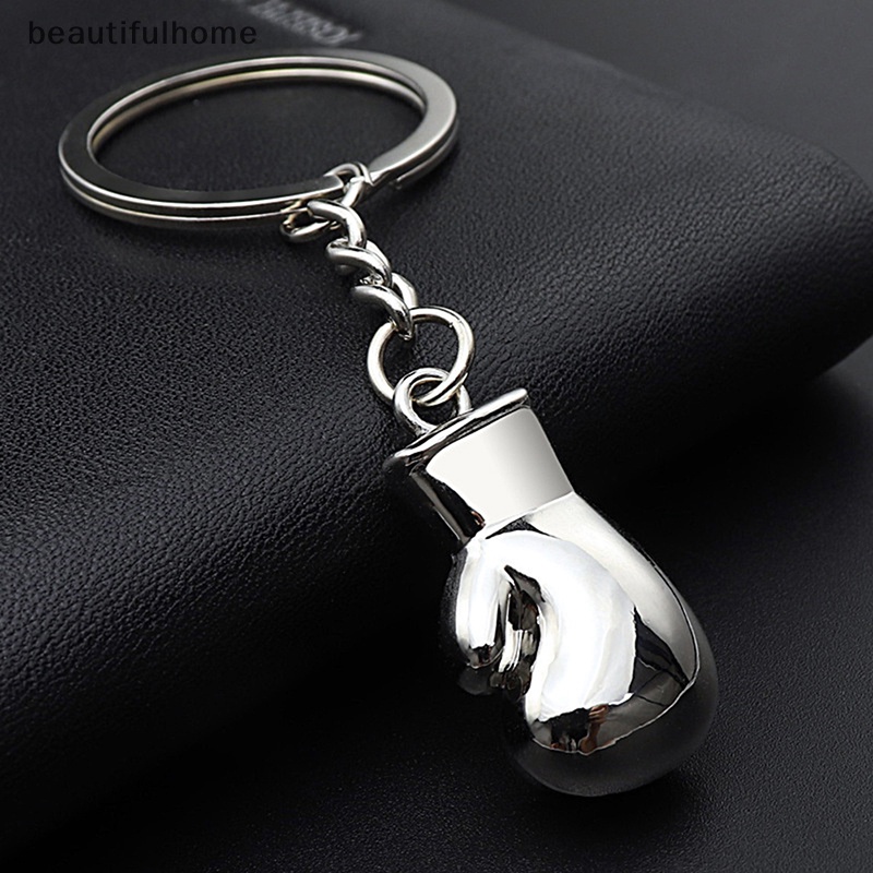 {beautifulhome} Sarung Tangan Tinju Liontin Gantungan Kunci 3D Metal Boxer Movement Fighg Jewelry.