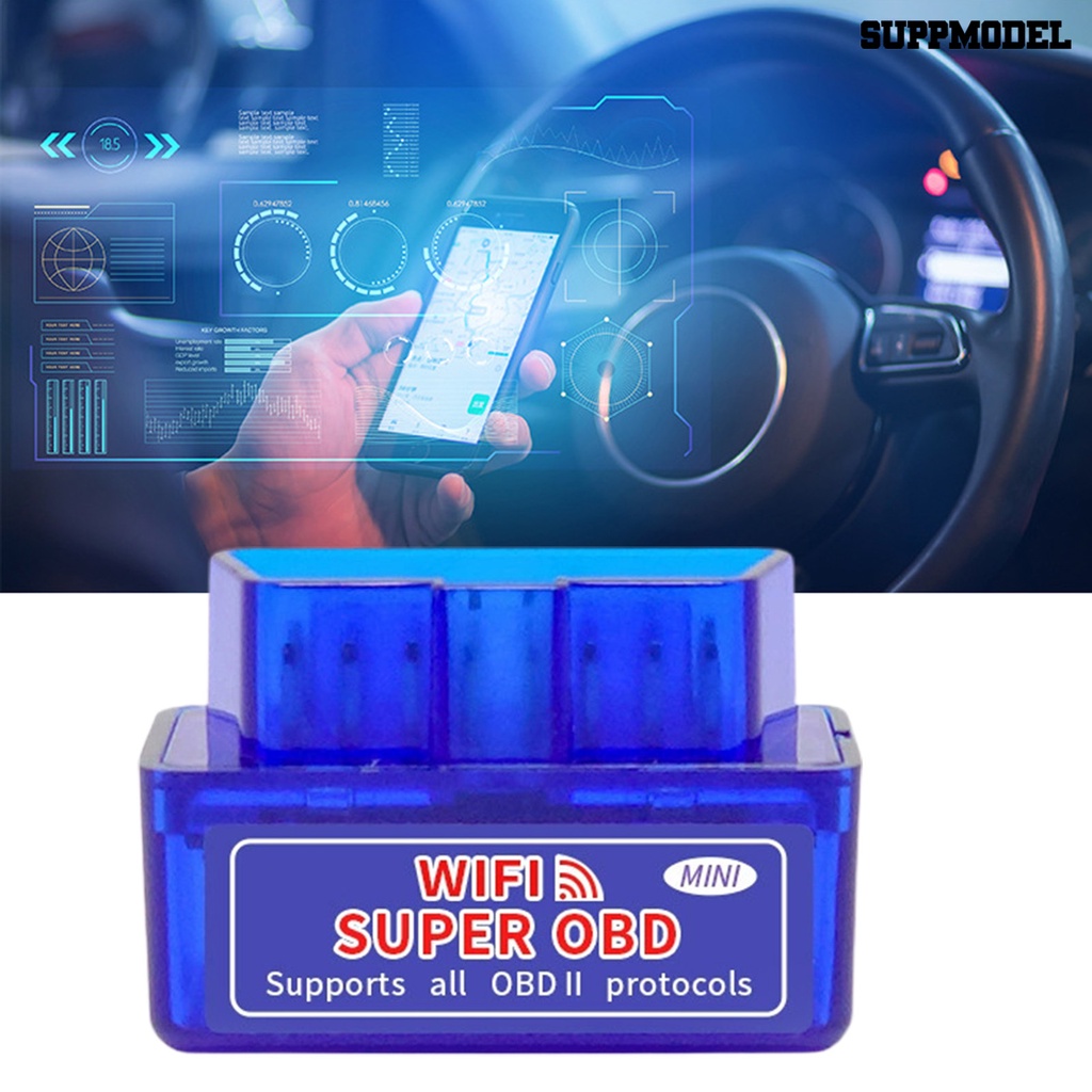 [SM] Alat Scan Diagnostik Mobil Sensitivitas Tinggi Plug And Play Kode Kesalahan Membaca WIFI Wireless Diagnosis Pengecek Mobil Lampu Kode Reader Car Tester Aksesori Mobil