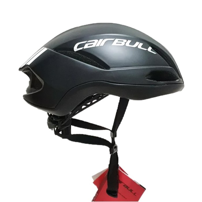 BLACK WHITE STRIP - HELM SEPEDA CAIRBULL SPEED ORIGINAL