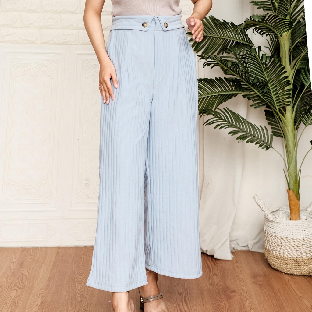 BEFAST - ZNF CELANA KULOT YAYA / Celana Kulot Peony Kulot Pants / Celana Kulot RIB Terbaru / Fashion kekinian Remaja ABG Trendy / Outfit Daily Wanita Kerja / Celana Polos Formal / Termurah