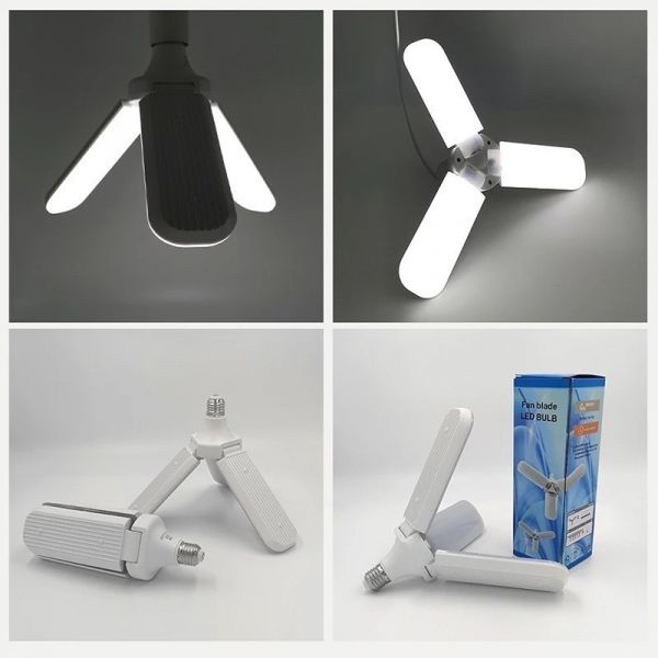 BOP LAMPU BOHLAM LED MODEL KIPAS SAYAP 3 BLADE 4 BLADES 40 WATT 40W LAMPU HIAS BEAUTY FAN 3BLADE 4BLADES UNIK MURAH