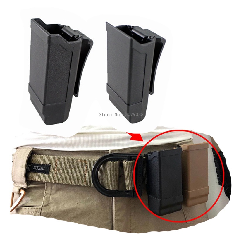 Tactical Single Stack Magazine Pouch Holster Magazine Holder for Glock 9mm To .45 Caliber Magazine