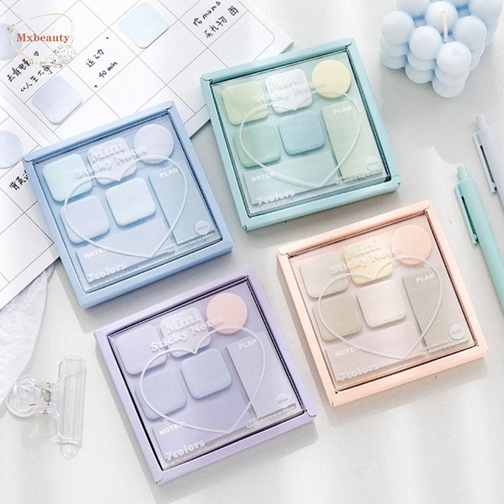 Mxbeauty Nota Tempel Mini Set DIY Dekorasi 210lembar Perlengkapan Kantor Sekolah Diposting Sticky Notes Sticky Bookmark To Do List Label Index Stiker